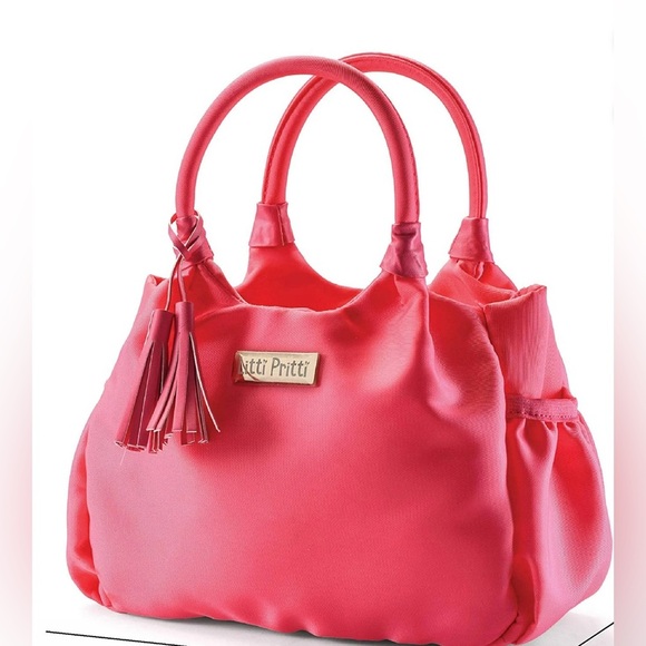 Litti Pritti Pink Diaper Bag w/ Accessories. - Picture 2 of 2